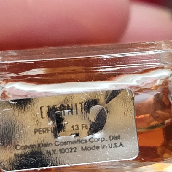 Vintage Calvin Klein Eternity Perfume Mini 4ml 0.13 oz With Box - Picture 4 of 4